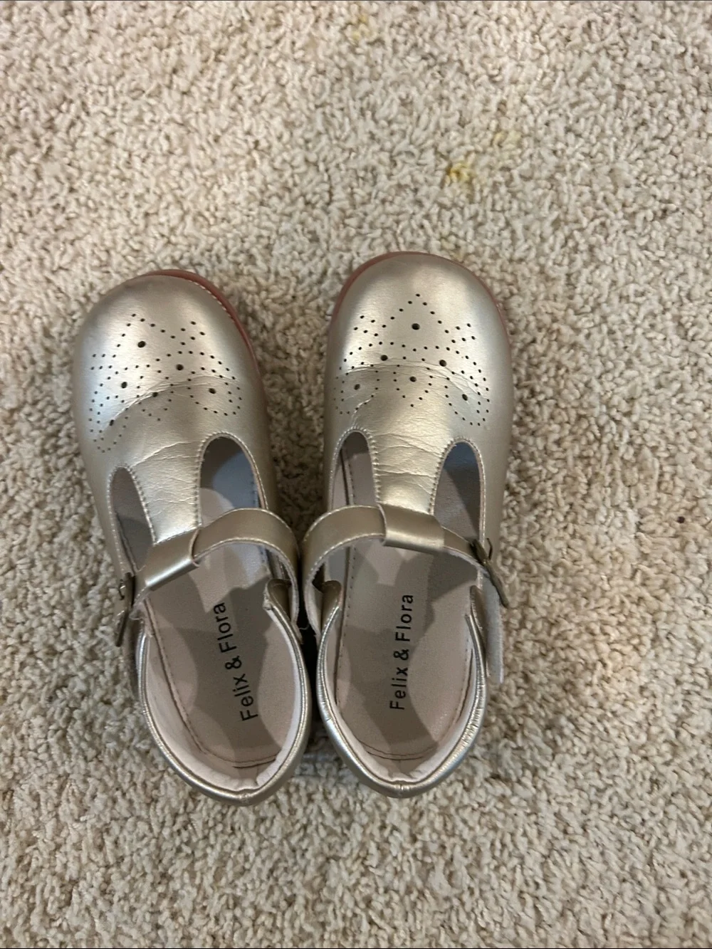 Girls' Metallic  Mary Jane Shoes